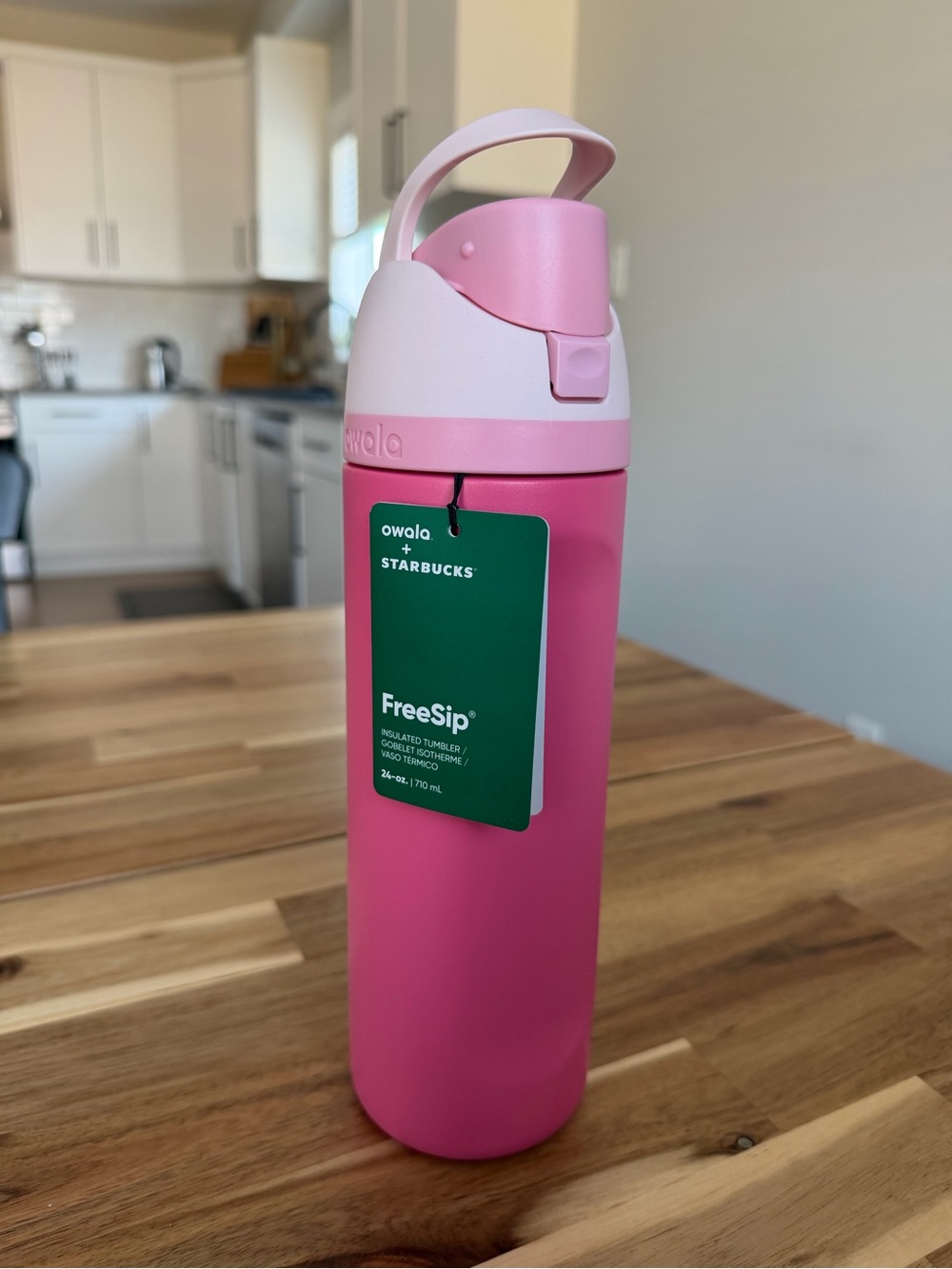 NWT Pink Starbucks x Owala FreeSip 24oz Insulated Tumbler